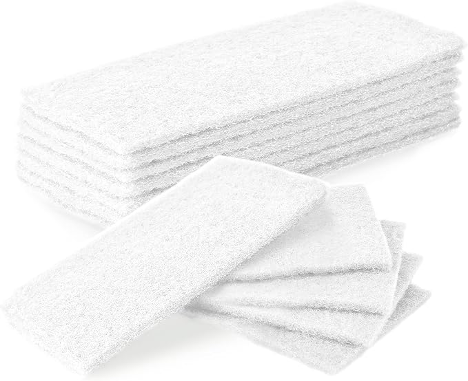 JOR Universal Canister Filter Pads, White Foam Sponges for Aquariums, Pre-Filter for Air Purifier, 12 Pieces per Pack