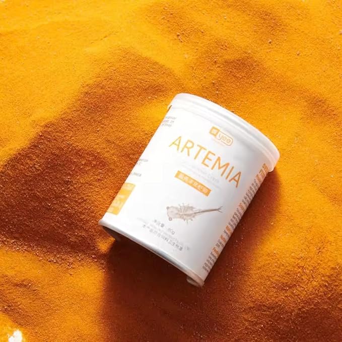 Decapsulated Brine Shrimp Eggs (Non-Hatching) - High Protein Natural Food for Fish, Fry, Corals, Freshwater & Marine Tanks - 100% Natural Artemia Nauplii (4.93 OZ (140 gram))