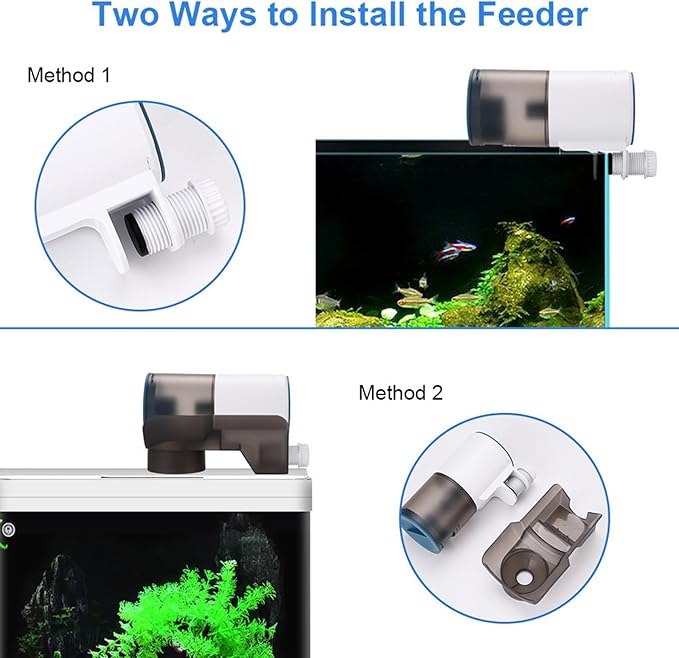 Aquariums Automatic Fish Feeder with Adjusting Timing and Modes Perfect for Fishtanks and Experienced Hobbyists Fish Food Dispenser