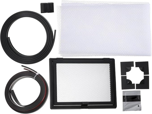 DIY Magnetic Fish Aquarium Anti-Jumping Net Cover, Tank Protective Cover to Prevent Shrimp Turtles from Jumping Out of The Aquarium 50x35cm/20 x14