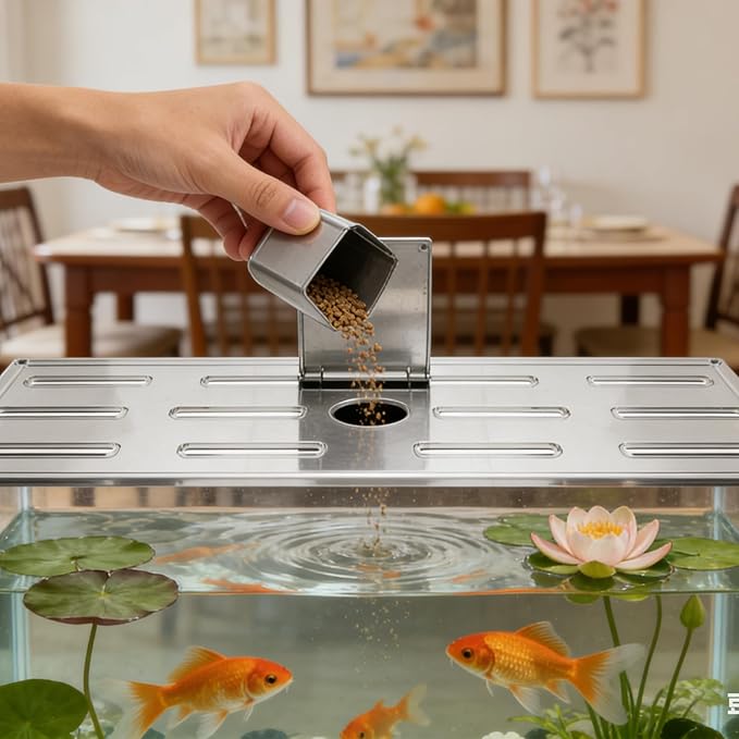 Aquarium Lid Cover with Hole: 19x7.8 Rectangle Anti-Jumping Fish Tank Cover - Clear Aquarium Hood to Protect Fish Reptiles Turtles from Jumping Out