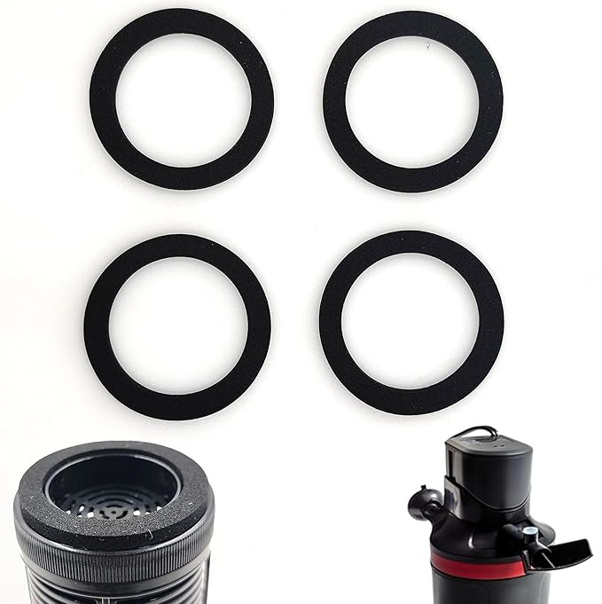 xcivi 4PCS Foam Rubber Gasket Replacements Compatible with MarineLand Magnum (ML90770) Polishing Internal Canister Filter Water Filter Gasket Repair