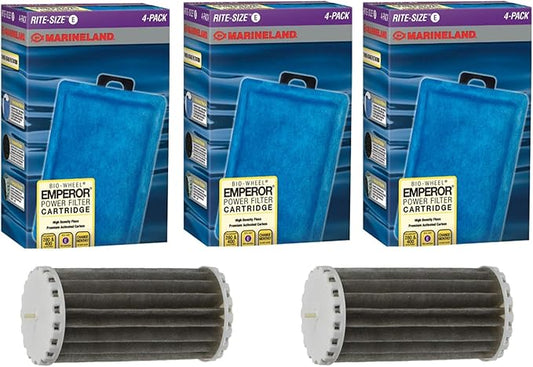 MarineLand Rite Size Aquarium Filter Cartridge Bundles (Rite Size E Bundle)