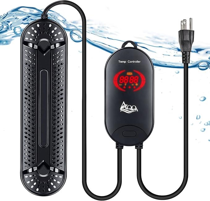 AQQA Aquarium Heater 800W for 80-220 Gallon Submersible Fish Tank Heater for Aquarium Betta Fish Heater Aquarium Thermostat Heater Hydroponic Freshwater & Saltwater (800W, 80-220Gal)