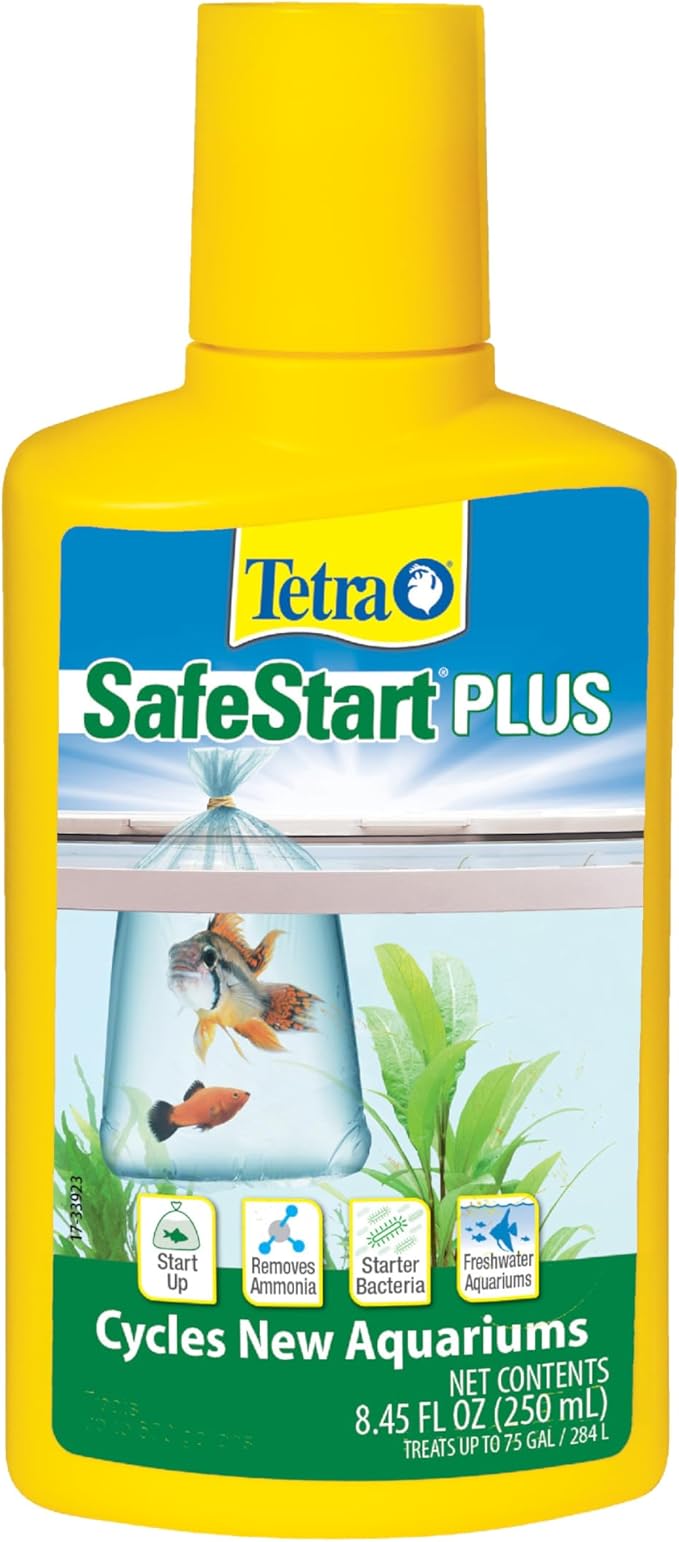Tetra SafeStart Plus 250 mL, for Newly Set-Up Fish Aquariums