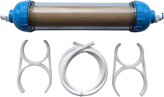 Finest-Filters Compact Reverse Osmosis RO Unit DI Deionisation Add On Stage with Resin, Tubing and Clips.