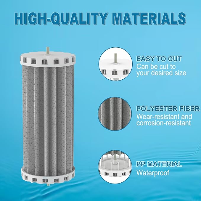 Bio Wheel Assembly Replacement Parts for PRBW2350B-Compatible with Marineland Penguin 200,200B,350,350B Power Filters&Bio-Wheel Power Filters|Aquarium Filter Parts for Hang-On Fish Tank,4 Value Bundle