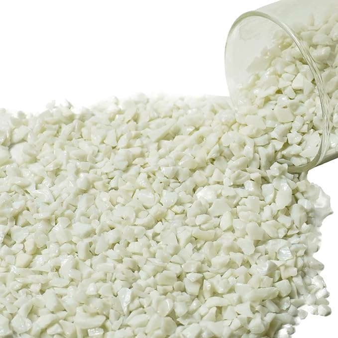 1 Lb Porcelain White,Small Crushed Sea Glass,Sea Glass Decor,Irregular Glass Rocks for Tabletop Fountain Fillers,Aquarium,Fish Turtle Tank Decorations,DIY Crafts,Flowerpot Decoration
