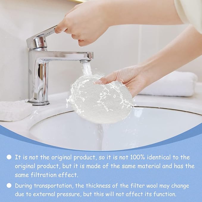 SHIGATSU Fine Filter Pads for Eheim Classic 250 2213 (6pcs)