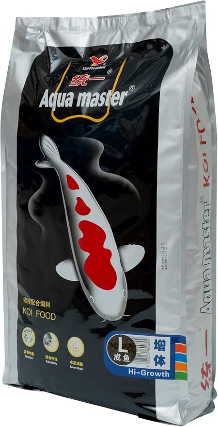 Aqua Master Hi-Growth Koi Fish Food 22-Pound, Large
