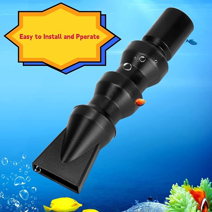 GLOGLOW Aquarium Nozzle, Water Outlet Tube Pump Fitting Aquarium Water Outlet Nozzle Flat Duckbill for Aquarium Fish Tank(20mm, Flat Duck Beak)