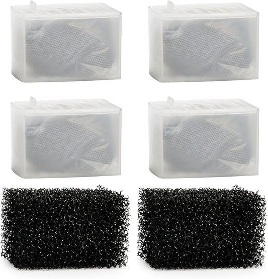 NICREW Replacement Cartridge Fish Tank Filter Magi 700, Aquarium Filter Foam and Active Carbon