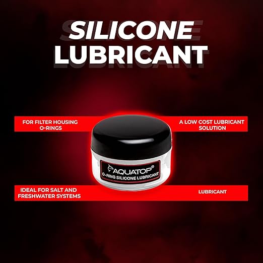 Aquatop O-Ring Silicone Lubricant – Essential for Filter Maintenance – Controls Leaks & Smooth Operation – Canister Filters & Aquarium Equipment