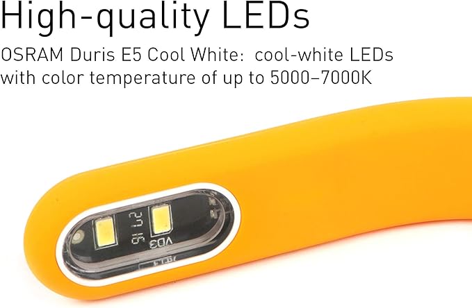 Fish Tank Light - Clip On Aquarium Light - Aquarium Light for Plants - LED Flexible Lamp for Small Aquarium - Yellow 5 Gallon