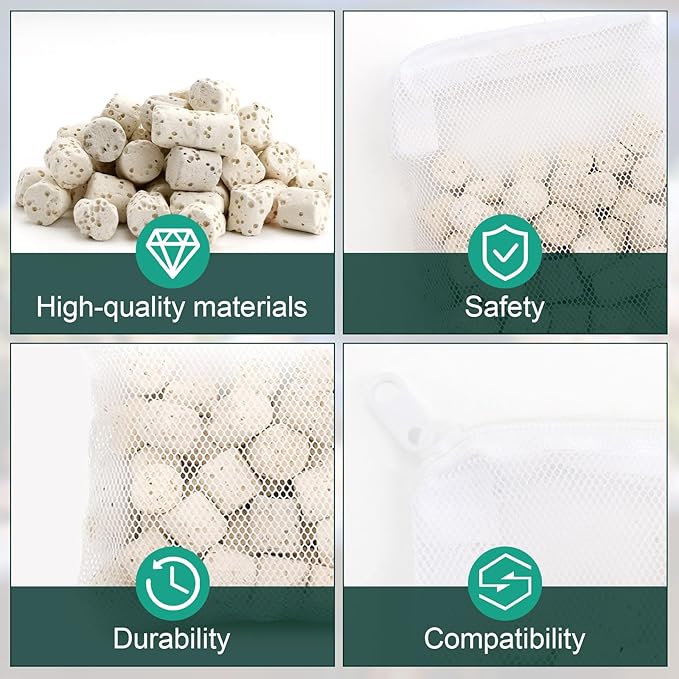 A1378 Aquarium Filter Media Replacement Pack Compatible with Fluval Spec,Evo,Bio-max,Flex,Aquariums Third Stage Biological Filtration System(6-Pack)