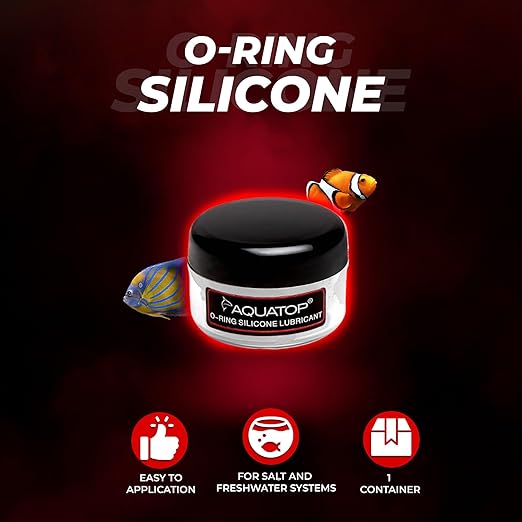 Aquatop O-Ring Silicone Lubricant – Essential for Filter Maintenance – Controls Leaks & Smooth Operation – Canister Filters & Aquarium Equipment