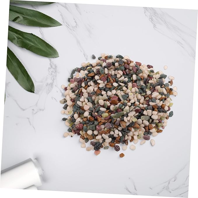 BESPORTBLE Quartz Sand Aquarium Stones Fish Tank Grit for Aquascaping Coarse Sand Stone for Decorative Bottom
