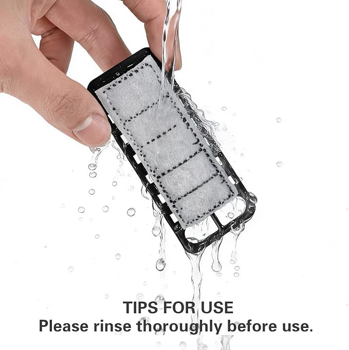 6 Pack Slim Aquarium Filter Cartridge, Replacement Fish Tank Filter Cartridge for Aquarium Internal Filter Suitable for Filter Replacement in Aquarium