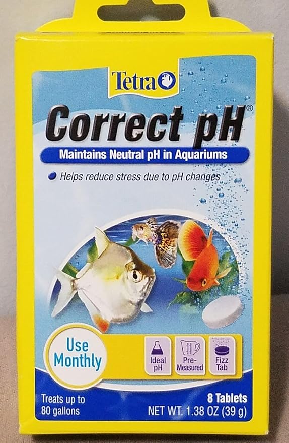 Tetra Correct pH Tablets - 24 Tablets Total (3 Packs with 8 Tablets per Pack)