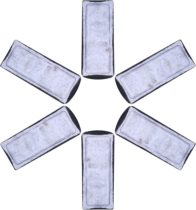 6Pcs Aquarium Filters Cartridge, Wallmounted Small Fish Filter Accessory Built in Filter Cotton, 5.3x2.2in Multifunctional Aquarium Filter Cotton Replacement for Aquarium