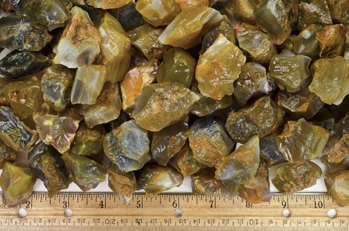 Fantasia Materials: 1 lb Yellow Carnelian Rough Stones from India