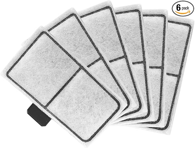 6pcs Filter Cartridges Compatible with Top Fin EF-S & BF5 BETTAFLO, 9.5x5.5cm/3.7x2.1 Inch Fish Tank Filter Cartridge Replacement Parts for Aquarium Water Filtration Accessories