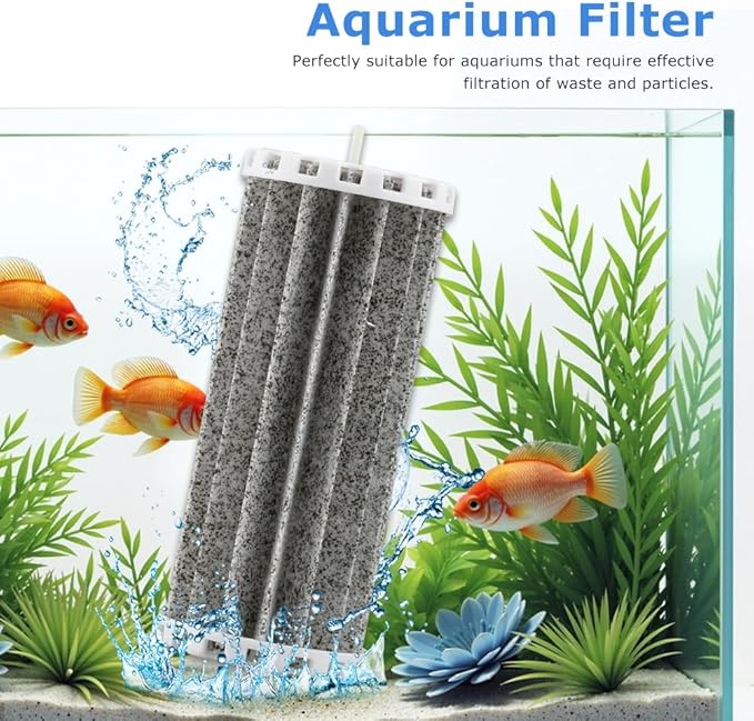 2 Pack Aquarium Fish Tank Filters Compatible with Marine-Land Pen-Guin 350 200, Hang On Filters Replacement for Pen-Guin Bio-Wheel 350B 200B Assembly Bio-Wheel Part, PRBW2350B