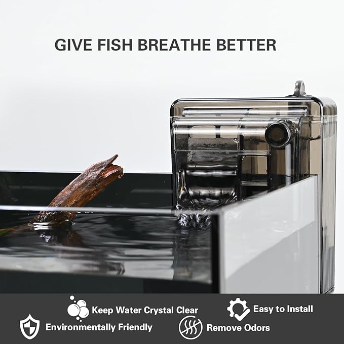 6 Pack Fish Tank Filter Cartridges, 3-Stage Filtration (6)