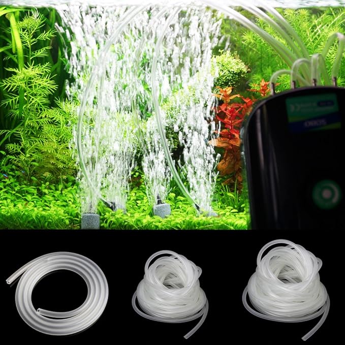1/5/10m Clear Aquarium PVC Tube Air Tubing for Fish for 4/6mm