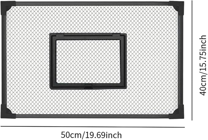 Tank Lid Cover Aquarium Screen Assembly Easy Installation Replacement Aquarium Hood Tank Lid, 50cmx40cm