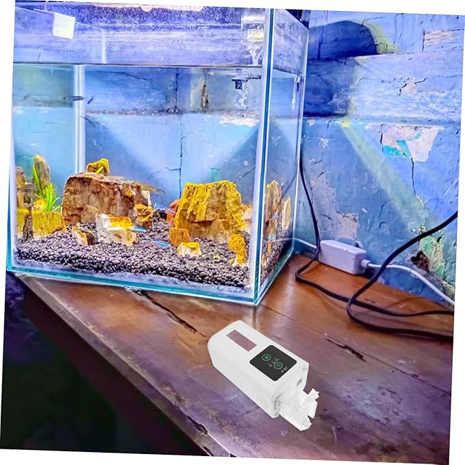 Artibetter Automatic Turtle Feeder and Aquarium Feeding Machine with Timer Electric Fish Feeder for Fish Tanks Suitable for Pond and Home Use