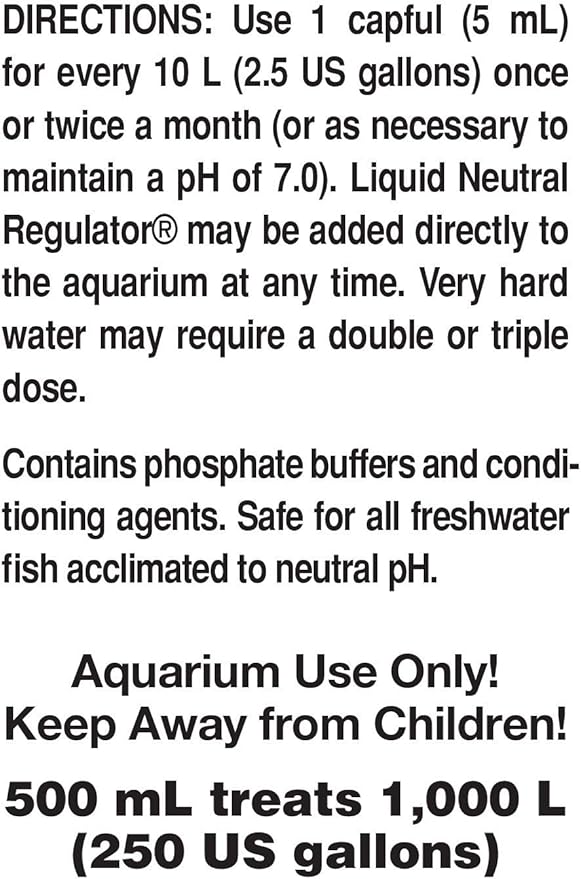 Seachem Liquid Neutral Regulator 500 ml, 16.9 fluid ounce.