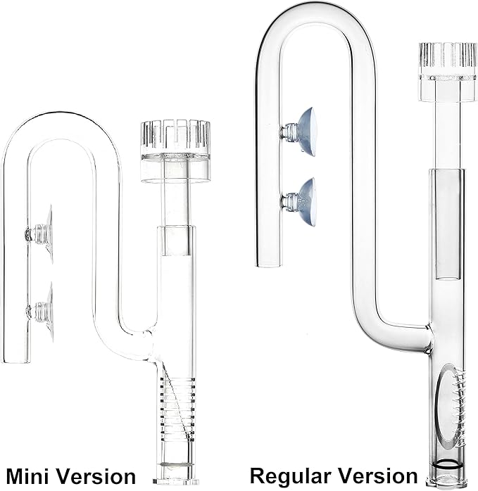 Mini Lily Pipe Inflow with Surface Skimmer for Nano Aquarium (13mm for 12/16mm (1/2'' i.d.) tubing)