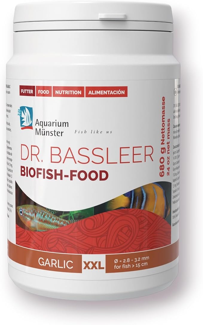 Bassleer Garlic Fish Food (XX-Lrg, 680g)