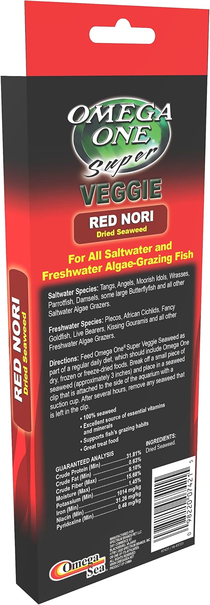 Omega One Super Veggie Red Seaweed (1 Box)