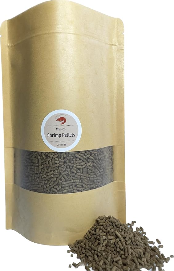 Wpc-Co. 1LB Sinking Pellets for Freshwater Bottom Feeders, Shrimp & Snails – 2.4mm Aquarium Food for Corydoras, Loaches, Plecos, Otocinclus, Nerite, Mystery Snails & Freshwater Shrimp