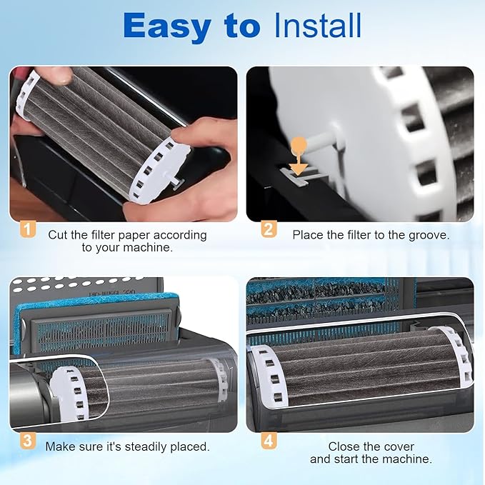 Aquarium Fish Tank Filters for Penguin PRBW2350B 200 350: Replacement Part for Penguin BioWheel 200B 350B Assembly, 4 Pack.