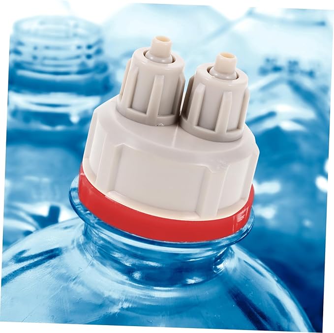 Mipcase 2pcs Guage Aquarium Bottle Reactor Planted Accessories Diffuser Tube Part for Plants Tank Cap Dioxide Tool Tank, Carbon Cap, Fish Generator Reactor, System