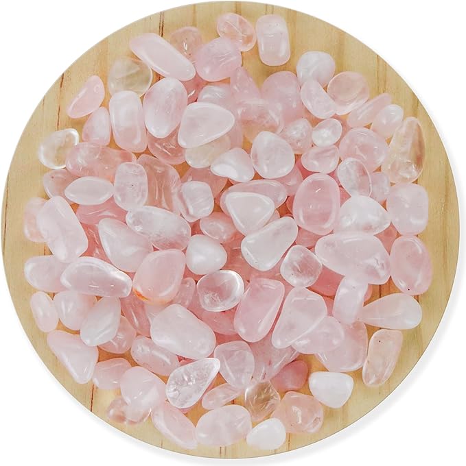 Colorful Agate 1lb Crystal Polished Tumbled Stones Irregular Shaped Crystal Chips Bulk Natural Gemstone Aquarium Gravel Rocks Vase Filler Fish Tank Gravel Home Decoration (Rose)