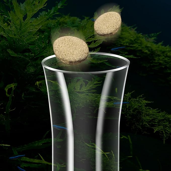 200MM Aquarium Shrimp Feeding Tube and Dish Tube Glass Fish Feeder Tube with Glass Bowl and Suction Cups for Fish Tank Aquarium Shrimp Fish Dish