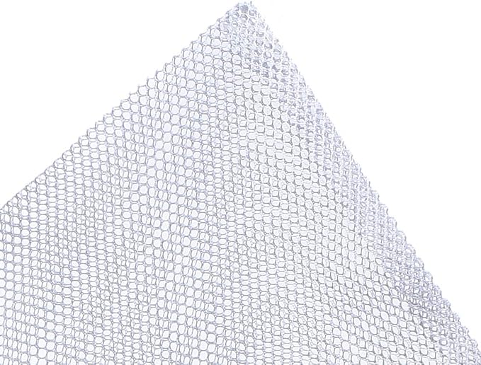 ALEGI Large Filter Media Bags,Aquarium Mesh Bags with Plastic Zipper,White Net Bags for Bio Balls, Ammonia Remover 17.8" by 13.5" (4pcs)