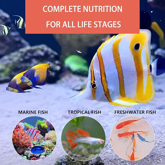 Liquid Brine Shrimp Fish Food – Enriched Aquarium Feed for All Life Stages, Fry Development & Vibrant Fish Colors