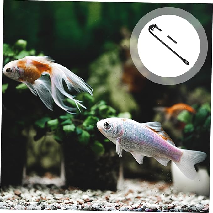 UKCOCO Aquarium External Water Hose Accessory Durable Inflow Tube for Fish Tank Filters Easy Installation Material Sturdy Water Supply Part Compatible with Various Aquariums