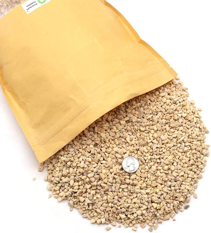 Coarse Sand. Light Brown Color. 1/8 Inch 10 lbs. for Potting Soil, Succulents, Pots, Plants, Gardening, Indoor, Crafting, Vase Fillers (X-Mini, COARSE Sand - Light Brown, 10)