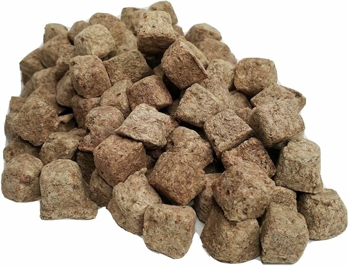 Brine Shrimp Cubes, Freeze Dried for Tropical Fish - Cichlids, Discus, Tetras & More - 5oz Bag