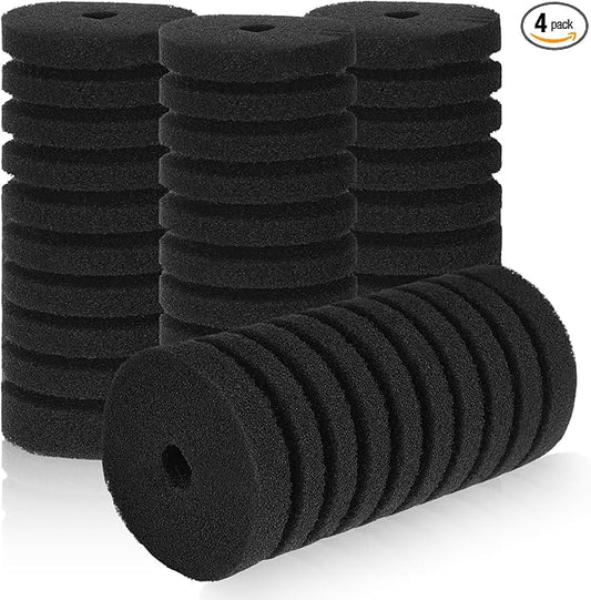 AQQA Replacement Aquarium Filter Sponge 4 Pack