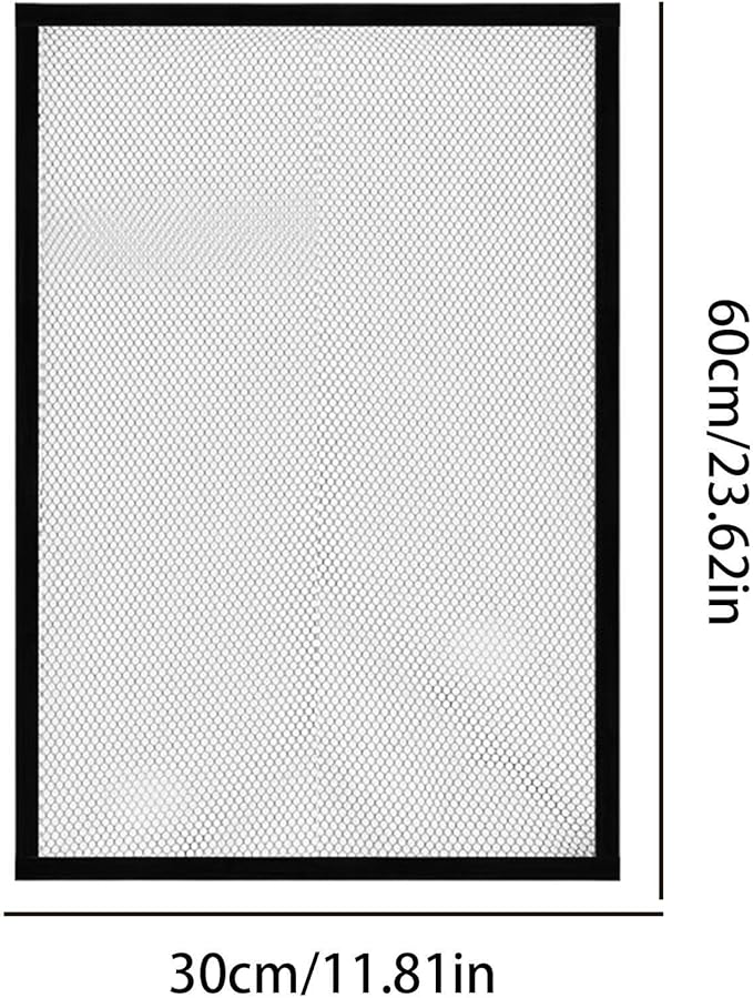 Aquarium Mesh Lid - Magnetic Fish Tank Cover Screen Hood, Breathable Anti Escape Tank Protector, Lightweight Durable Mesh Structure for Aquarium Safety Use, Home Office Pet Store Breeder Setup
