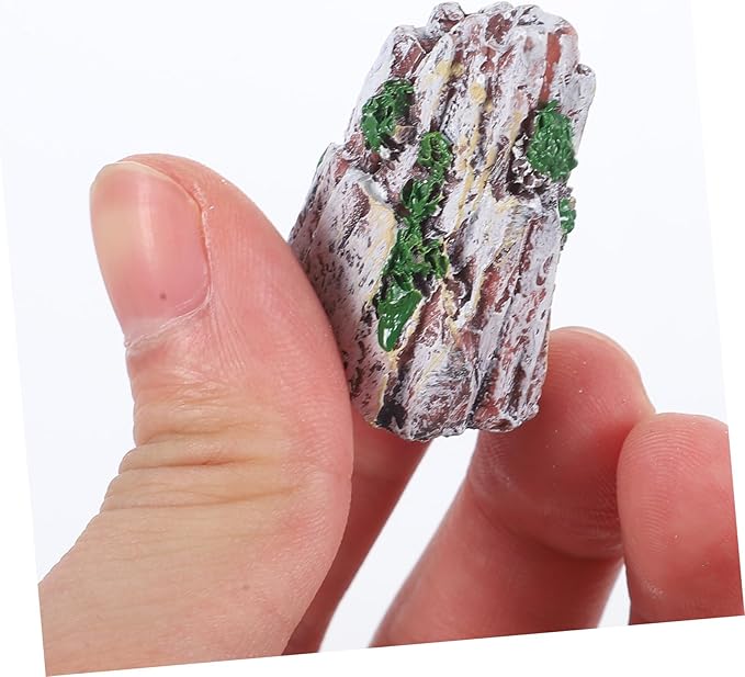 Levemolo 12pcs Bonsai Model Rockery Decor Lightweight Resin Landscape Accessories for Micro Landscapes Sand Tables Aquariums and Home Decor