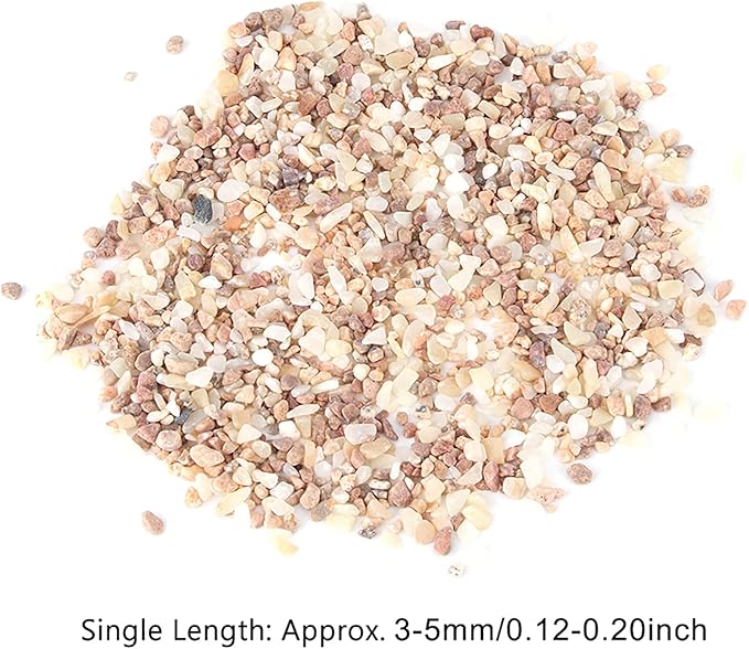 Yctze Sandstone Aquarium Decoration Crystal Sand - Landscape Ornament for Fish, Layers, and Pottery - Versatile and Terrarium Accessories