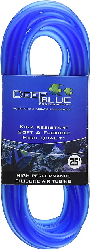 ADB12296 Silicone Air Tubing for Aquarium, 25-Feet (Assorted Colors)